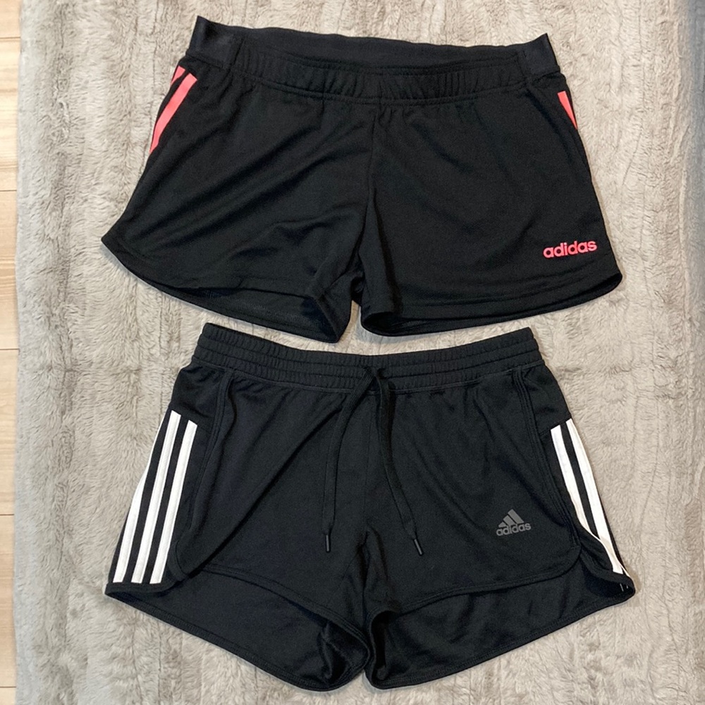 Women’s Black S/M Adidas Athletic Shorts